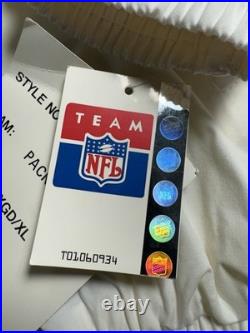 Green Bay Packers Jacket Men's XL Pro Player Hooded NFL White Vintage 90's Green Bay Packers Jacket Men's XL Pro Player Hooded NFL White Vintage 90's