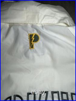 Green Bay Packers Jacket Men's XL Pro Player Hooded NFL White Vintage 90's Green Bay Packers Jacket Men's XL Pro Player Hooded NFL White Vintage 90's
