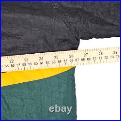 Green Bay Packers Jacket Mens Large NFL Pro Line Hooded Quilt Lined Logo Athleti