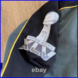 Green Bay Packers Jacket Mens XLSuper Bowl XLV Champions Varsity Bomber NFL