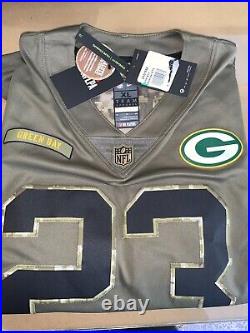 Green Bay Packers Jaire Alexander #23 Jersey Nike Olive/Camo Salute to Service