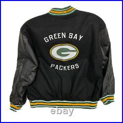 Green Bay Packers Jeff Hamilton Reversible Jacket Mens Size XL See Description