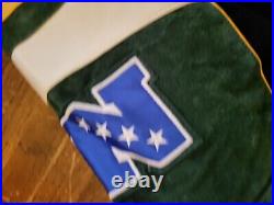 Green Bay Packers LEATHER! Letterman Jacket! New With Tags! Offical NFL