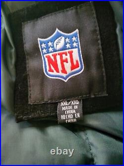 Green Bay Packers LEATHER! Letterman Jacket! New With Tags! Offical NFL