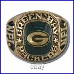 Green Bay Packers Large Classic Goldplated NFL Ring