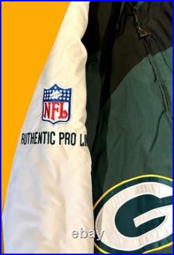 Green Bay Packers Logo Athletic Jacket Men Medium Hooded Vintage NFL PRO LINE Green Bay Packers Logo Athletic Jacket Men Medium Hooded Vintage NFL PRO LINE