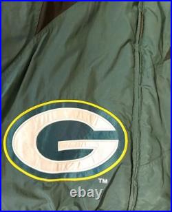 Green Bay Packers Logo Athletic Jacket Men Medium Hooded Vintage NFL PRO LINE Green Bay Packers Logo Athletic Jacket Men Medium Hooded Vintage NFL PRO LINE