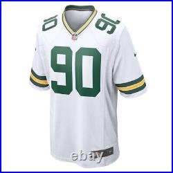 Green Bay Packers Lukas Van Ness #90 Nike Men's White Official NFL Game Jersey