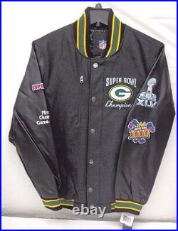 Green Bay Packers Men's G-III Lineage Varsity Jacket 784