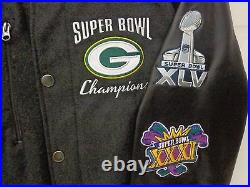 Green Bay Packers Men's G-III Lineage Varsity Jacket 784