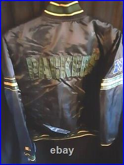 Green Bay Packers Men's Quilt Lined Front Snap Starter Jacket XL, 2X or 4X