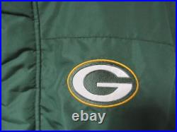 Green Bay Packers Men's Size Medium Hooded Winter Coat B1 625