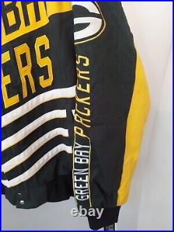 Green Bay Packers Mens XL Jacket Team Apparel New With Tags LA500145 Bomber