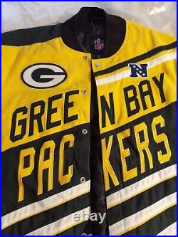 Green Bay Packers Mens XL Jacket Team Apparel New With Tags LA500145 Bomber