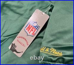 Green Bay Packers Mitchell & Ness Throwback Jacket Size 2XL
