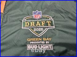 Green Bay Packers NFL 2025 Draft Rain Jacket Dunbrook Size 2XL NWT Green Bay Packers NFL 2025 Draft Rain Jacket Dunbrook Size 2XL NWT