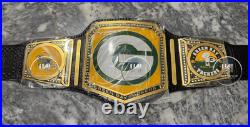Green Bay Packers NFL Championship Belt Adult Size 2mm Brass