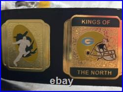 Green Bay Packers NFL Championship Belt Adult Size 4mm Brass Green Bay Packers NFL Championship Belt Adult Size 4mm Brass