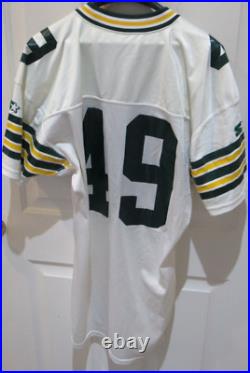 Green Bay Packers NFL Football Practice Jersey # 49 Size 48 Starter Berlin WI