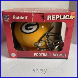 Green Bay Packers NFL Full Size Replica Football Helmet Riddell See Pictures