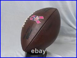 Green Bay Packers NFL Game Ball Team Issued Wilson The Duke Pink Ribbon