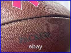 Green Bay Packers NFL Game Ball Team Issued Wilson The Duke Pink Ribbon
