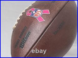 Green Bay Packers NFL Game Ball Team Issued Wilson The Duke Pink Ribbon