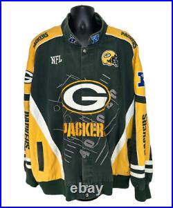 Green Bay Packers NFL Jacket Embroidered Cotton Jacket Coat 6XL NFC North