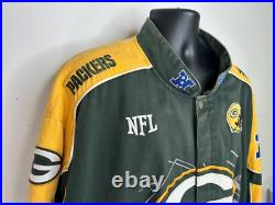 Green Bay Packers NFL Jacket Embroidered Cotton Jacket Coat 6XL NFC North