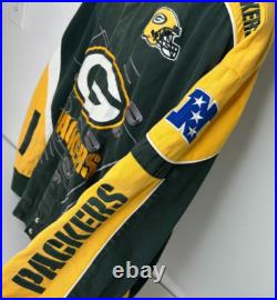 Green Bay Packers NFL Jacket Embroidered Cotton Jacket Coat 6XL NFC North