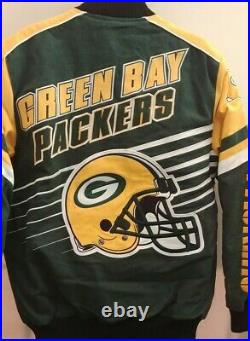Green Bay Packers NFL Jacket by G 111 Adult 2XL Free Ship