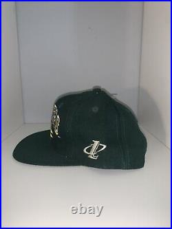 Green Bay Packers NFL Logo Athletic Diamond Snapback Hat Vintage 90s