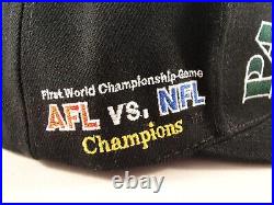 Green Bay Packers NFL Super Bowl Champions Vintage Snapback Hat Cap Black
