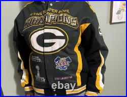 Green Bay Packers NFL Super Bowl Jacket -Men's Medium