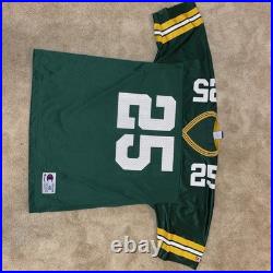 Green Bay Packers NFL Vintage Football Jersey Starter #25 Dorsey Levens, Size 48