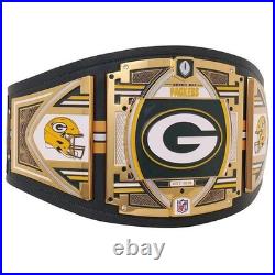 Green Bay Packers N-f-l Championship Belt Adult Size 2mm Brass Green Bay Packers N-f-l Championship Belt Adult Size 2mm Brass