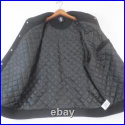 Green Bay Packers New Era Third Down Varsity Jacket Mens 2XL Black Snap Bomber