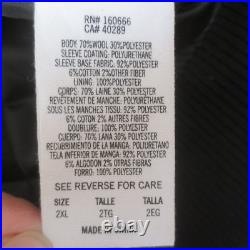 Green Bay Packers New Era Third Down Varsity Jacket Mens 2XL Black Snap Bomber