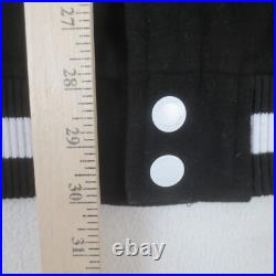 Green Bay Packers New Era Third Down Varsity Jacket Mens 2XL Black Snap Bomber