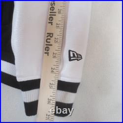 Green Bay Packers New Era Third Down Varsity Jacket Mens 2XL Black Snap Bomber