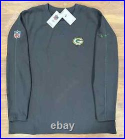 Green Bay Packers Nike 2024 NFL Sideline Coaches Long Sleeve Top Anthracite