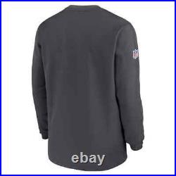 Green Bay Packers Nike 2024 NFL Sideline Coaches Long Sleeve Top Anthracite
