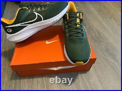 Green Bay Packers Nike Air Zoom Pegasus 39 Shoes 2023 Men's Size 10.5 Green