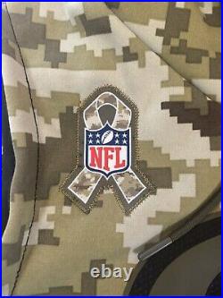 Green Bay Packers Nike Custom Salute To Service Sleeveless Hoodie XL Camo