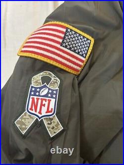 Green Bay Packers Nike Salute To Service Reversible Jacket Rare Medium
