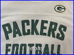 Green Bay Packers Nike Team Training Shirt White Large Rare