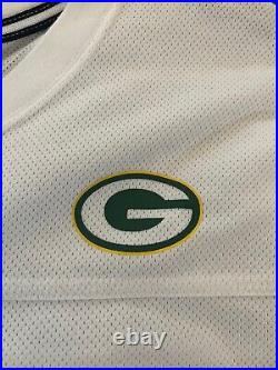 Green Bay Packers Nike Team Training Shirt White Large Rare