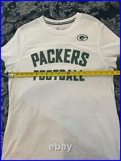 Green Bay Packers Nike Team Training Shirt White Large Rare