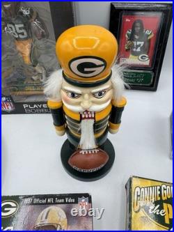 Green Bay Packers Nutcracker And Other Merch Bundle Deal Lot Of 8 Items