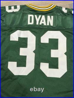 Green Bay Packers PRO LINE Authentic Starter 52 Jersey #33 Dyan Rare New! Vtg